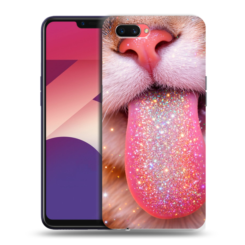 Пластиковый чехол на OPPO A3s с принтом для девочек Пластиковый чехол на OPPO A3s с принтом для девочек