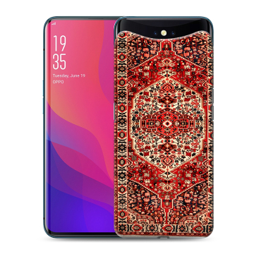 Силиконовый чехол на OPPO Find X с принтом Ковер