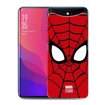 Силиконовый чехол на OPPO Find X с принтом человек паук spiderman