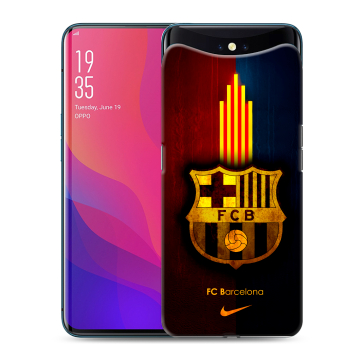 Силиконовый чехол на OPPO Find X с принтом Барселона Barcelona