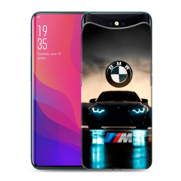 Силиконовый чехол на OPPO Find X с принтом БМВ BMW