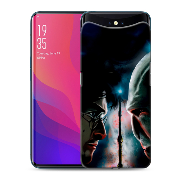 Силиконовый чехол на OPPO Find X с принтом Гарри Поттер Harry Potter