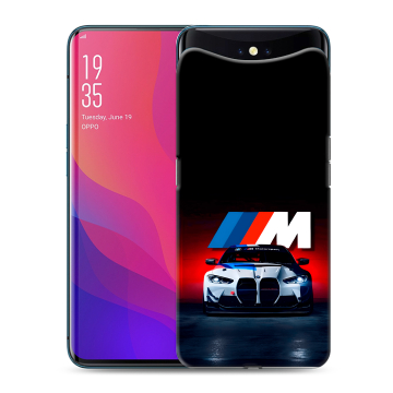 Силиконовый чехол на OPPO Find X с принтом БМВ BMW