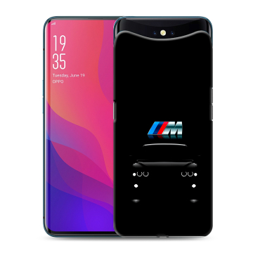 Силиконовый чехол на OPPO Find X с принтом БМВ BMW