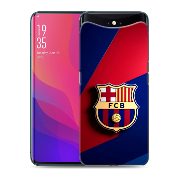 Силиконовый чехол на OPPO Find X с принтом Барселона Barcelona