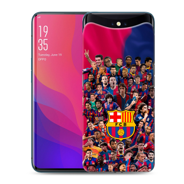Силиконовый чехол на OPPO Find X с принтом Барселона Barcelona