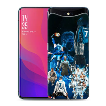 Силиконовый чехол на OPPO Find X с принтом Реал Роналдо
