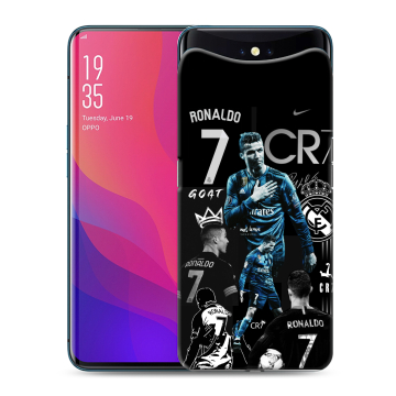 Силиконовый чехол на OPPO Find X с принтом Реал Роналдо