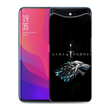 Силиконовый чехол на OPPO Find X с принтом Игра Престолов Game Thrones