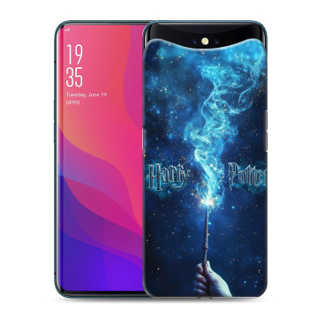 Силиконовый чехол на OPPO Find X с принтом Harry Potter Гарри Поттер Силиконовый чехол на OPPO Find X с принтом Harry Potter Гарри Поттер