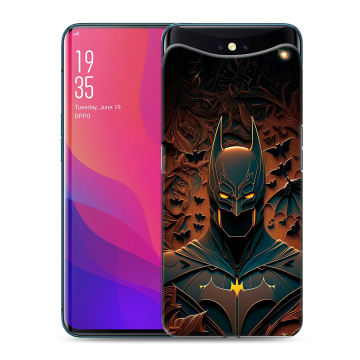 Силиконовый чехол на OPPO Find X с принтом Batman Бэтмен