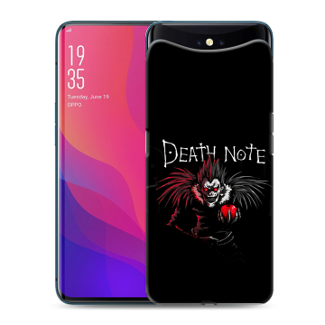 Силиконовый чехол на OPPO Find X с принтом Death note Тетрадь смерти Силиконовый чехол на OPPO Find X с принтом Death note Тетрадь смерти