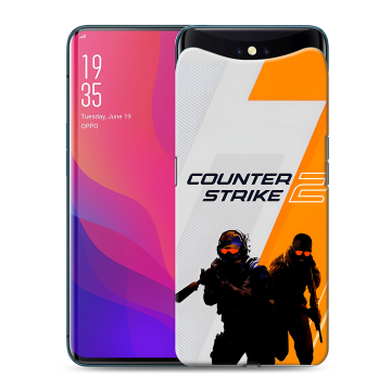 Силиконовый чехол на OPPO Find X с принтом Counter Strike Силиконовый чехол на OPPO Find X с принтом Counter Strike