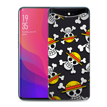Силиконовый чехол на OPPO Find X с принтом One Piece Ван Пис