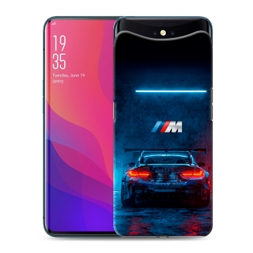 Силиконовый чехол на OPPO Find X с принтом BMW БМВ Силиконовый чехол на OPPO Find X с принтом BMW БМВ