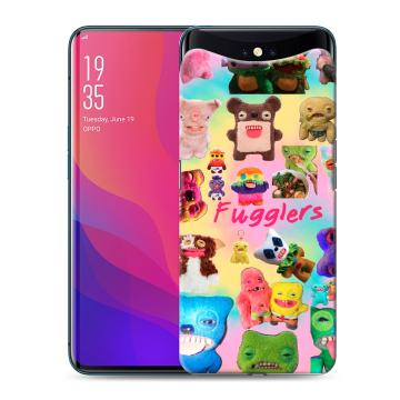 Силиконовый чехол на OPPO Find X с принтом Флагер Fuggler