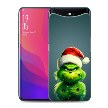 Силиконовый чехол на OPPO Find X с принтом Новый год