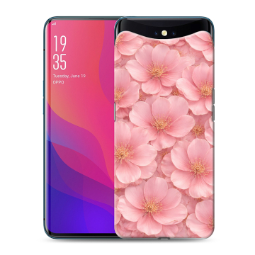 Силиконовый чехол на OPPO Find X с принтом женский
