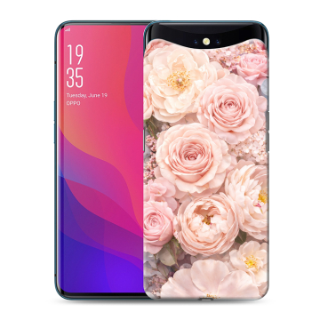 Силиконовый чехол на OPPO Find X с принтом женский Силиконовый чехол на OPPO Find X с принтом женский