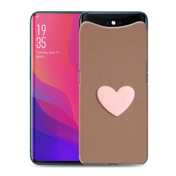Силиконовый чехол на OPPO Find X с принтом женский