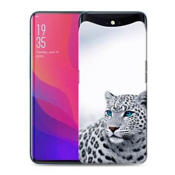 Силиконовый чехол на OPPO Find X с принтом женский