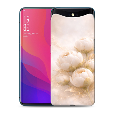 Силиконовый чехол на OPPO Find X с принтом женский
