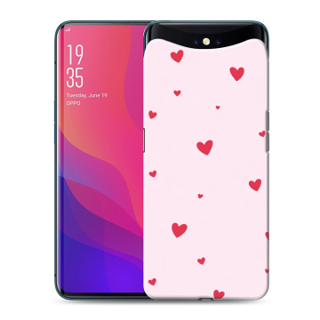 Силиконовый чехол на OPPO Find X с принтом для девочек Силиконовый чехол на OPPO Find X с принтом для девочек
