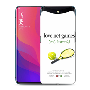 Силиконовый чехол на OPPO Find X с принтом для девочек