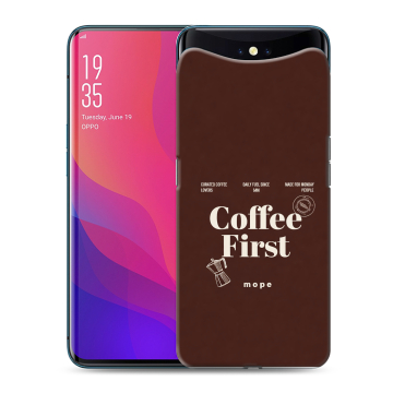 Силиконовый чехол на OPPO Find X с принтом женский