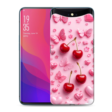 Силиконовый чехол на OPPO Find X с принтом для девочек Силиконовый чехол на OPPO Find X с принтом для девочек