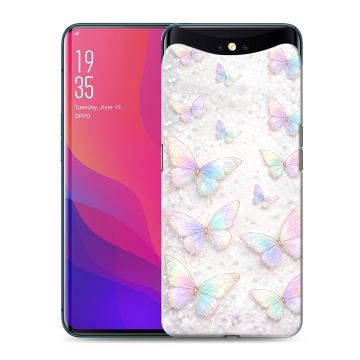 Силиконовый чехол на OPPO Find X с принтом женский