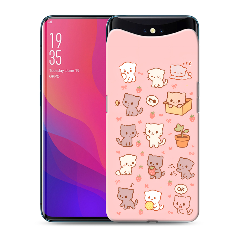 Силиконовый чехол на OPPO Find X с принтом Hello Kitty Хелоу Кити Силиконовый чехол на OPPO Find X с принтом Hello Kitty Хелоу Кити