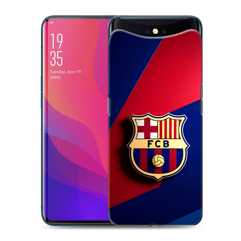 Пластиковый чехол на OPPO Find X с принтом Барселона Barcelona Пластиковый чехол на OPPO Find X с принтом Барселона Barcelona