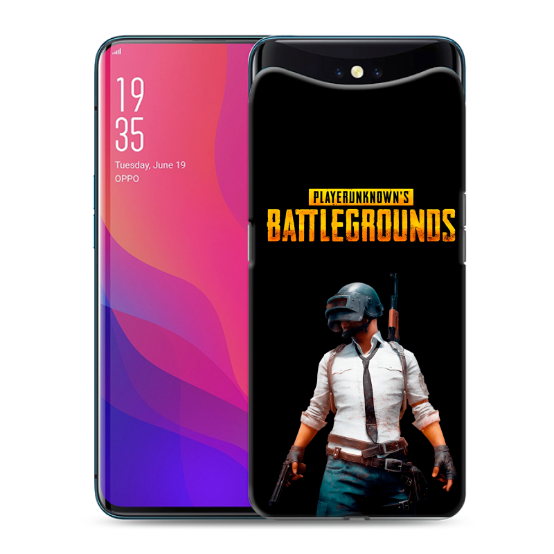 Пластиковый чехол на OPPO Find X с принтом PUGB ПАГБ Пластиковый чехол на OPPO Find X с принтом PUGB ПАГБ