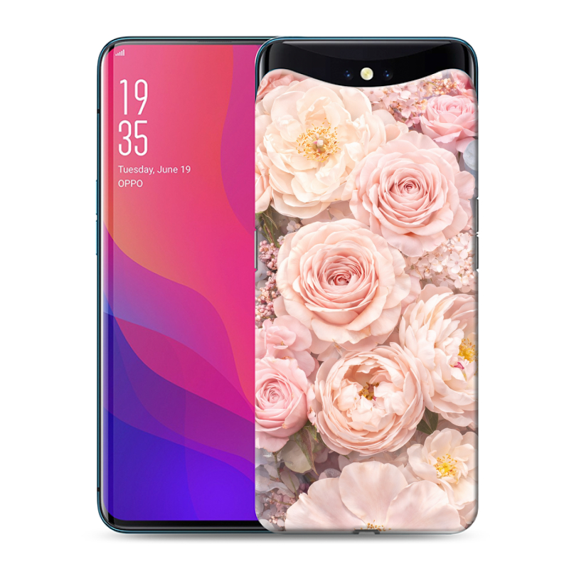 Силиконовый чехол на OPPO Find X с принтом женский Силиконовый чехол на OPPO Find X с принтом женский