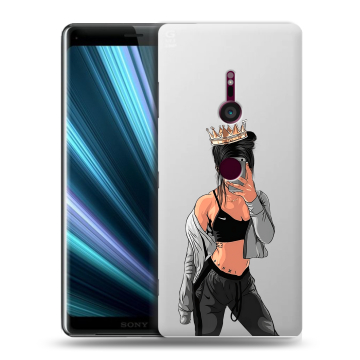 Пластиковый чехол на Sony Xperia XZ3 с принтом Женские принты Пластиковый чехол на Sony Xperia XZ3 с принтом Женские принты