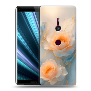 Пластиковый чехол на Sony Xperia XZ3 с принтом Женский Пластиковый чехол на Sony Xperia XZ3 с принтом Женский