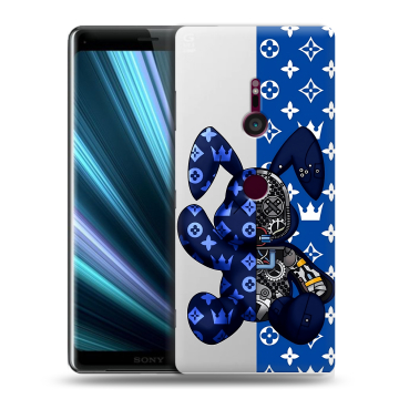 Пластиковый чехол на Sony Xperia XZ3 с принтом Луи робот Пластиковый чехол на Sony Xperia XZ3 с принтом Луи робот