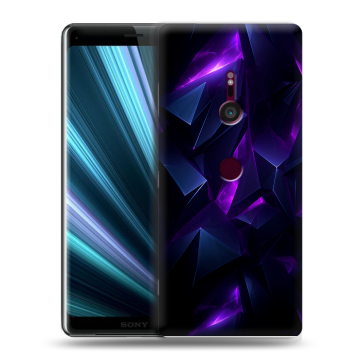 Пластиковый чехол на Sony Xperia XZ3 с принтом Абстракиция