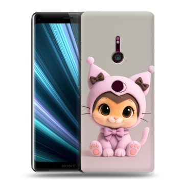 Пластиковый чехол на Sony Xperia XZ3 с принтом Куроми Kuromi Пластиковый чехол на Sony Xperia XZ3 с принтом Куроми Kuromi