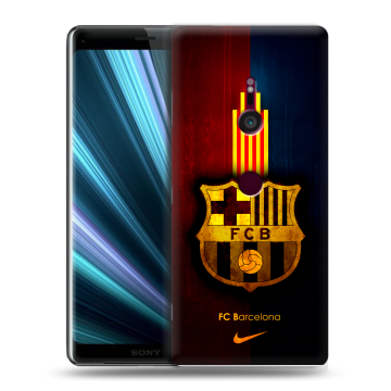 Пластиковый чехол на Sony Xperia XZ3 с принтом Барселона Barcelona