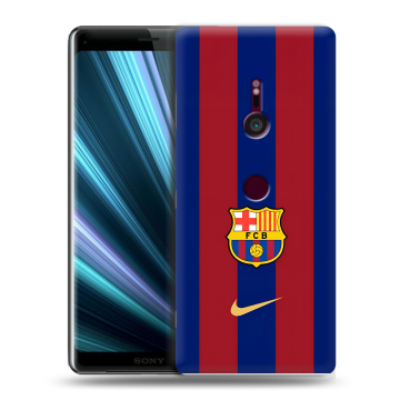 Пластиковый чехол на Sony Xperia XZ3 с принтом Барселона Barcelona Пластиковый чехол на Sony Xperia XZ3 с принтом Барселона Barcelona