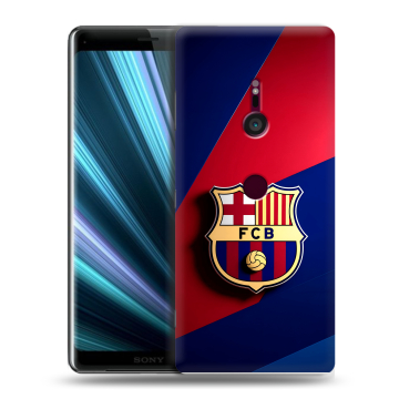Пластиковый чехол на Sony Xperia XZ3 с принтом Барселона Barcelona Пластиковый чехол на Sony Xperia XZ3 с принтом Барселона Barcelona