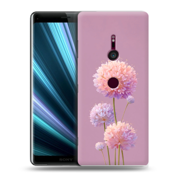 Пластиковый чехол на Sony Xperia XZ3 с принтом Цветы Пластиковый чехол на Sony Xperia XZ3 с принтом Цветы