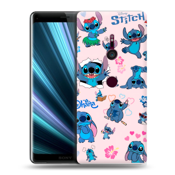 Пластиковый чехол на Sony Xperia XZ3 с принтом Лило и Стич