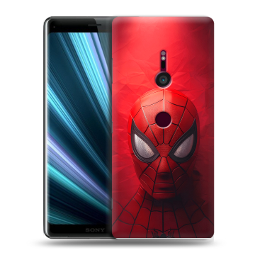 Пластиковый чехол на Sony Xperia XZ3 с принтом Spiderman Человек паук