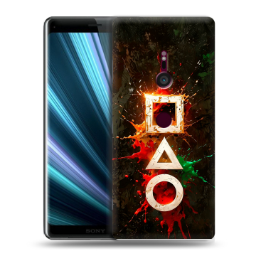 Пластиковый чехол на Sony Xperia XZ3 с принтом Squid Game Игра кальмара Пластиковый чехол на Sony Xperia XZ3 с принтом Squid Game Игра кальмара