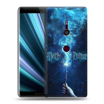 Пластиковый чехол на Sony Xperia XZ3 с принтом Harry Potter Гарри Поттер Пластиковый чехол на Sony Xperia XZ3 с принтом Harry Potter Гарри Поттер