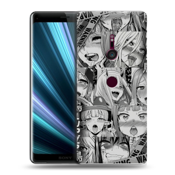 Пластиковый чехол на Sony Xperia XZ3 с принтом Ahegao Ахегао Аниме Пластиковый чехол на Sony Xperia XZ3 с принтом Ahegao Ахегао Аниме