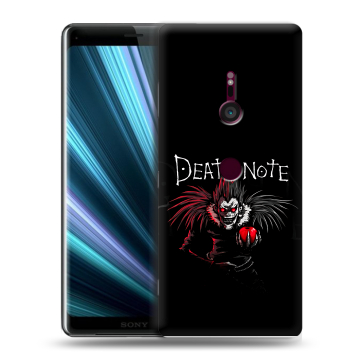 Пластиковый чехол на Sony Xperia XZ3 с принтом Death note Тетрадь смерти Пластиковый чехол на Sony Xperia XZ3 с принтом Death note Тетрадь смерти